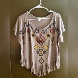 Tribal Print Tee